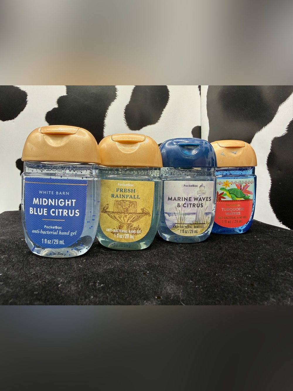 “I Got The Blues” Bath & Body Works PocketBac Hand Sanitizer Bundle of 4